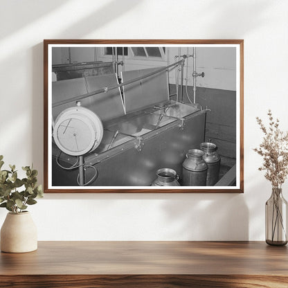 Vintage 1939 Milk Pasteurization Process in San Angelo Texas