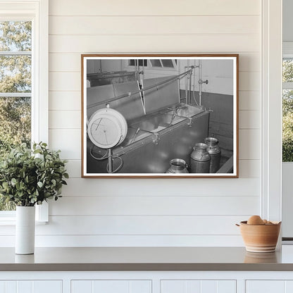 Vintage 1939 Milk Pasteurization Process in San Angelo Texas