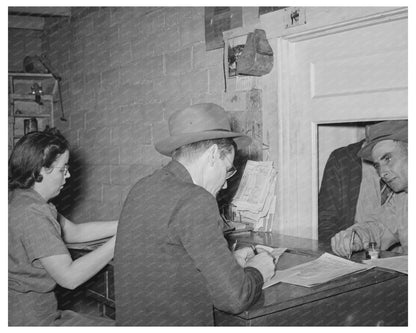 1939 Livestock Auction Office Buyer in San Angelo Texas