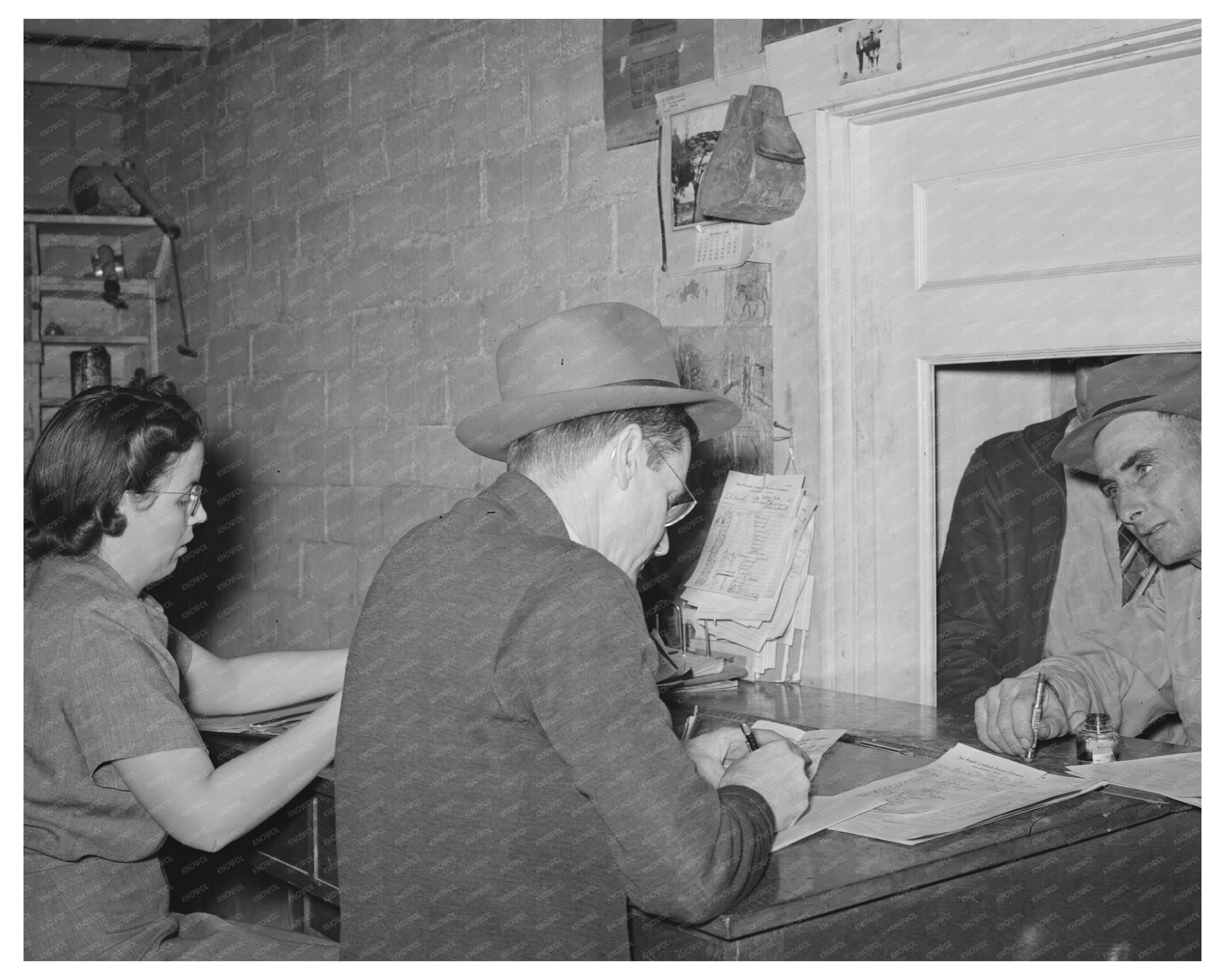 1939 Livestock Auction Office Buyer in San Angelo Texas