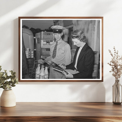 Delivery Truck Driver at Creamery San Angelo Texas 1939
