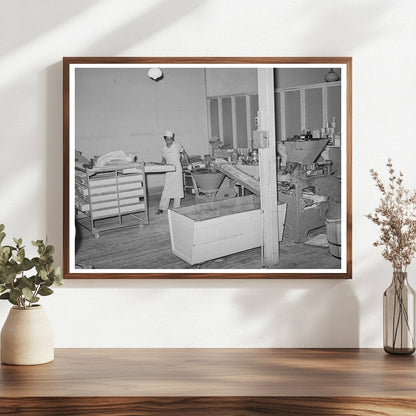 San Angelo Bakery Interior with Dough Shaping Machine 1939