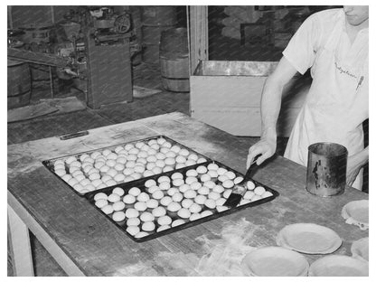 Bakery Scene in San Angelo Texas November 1939