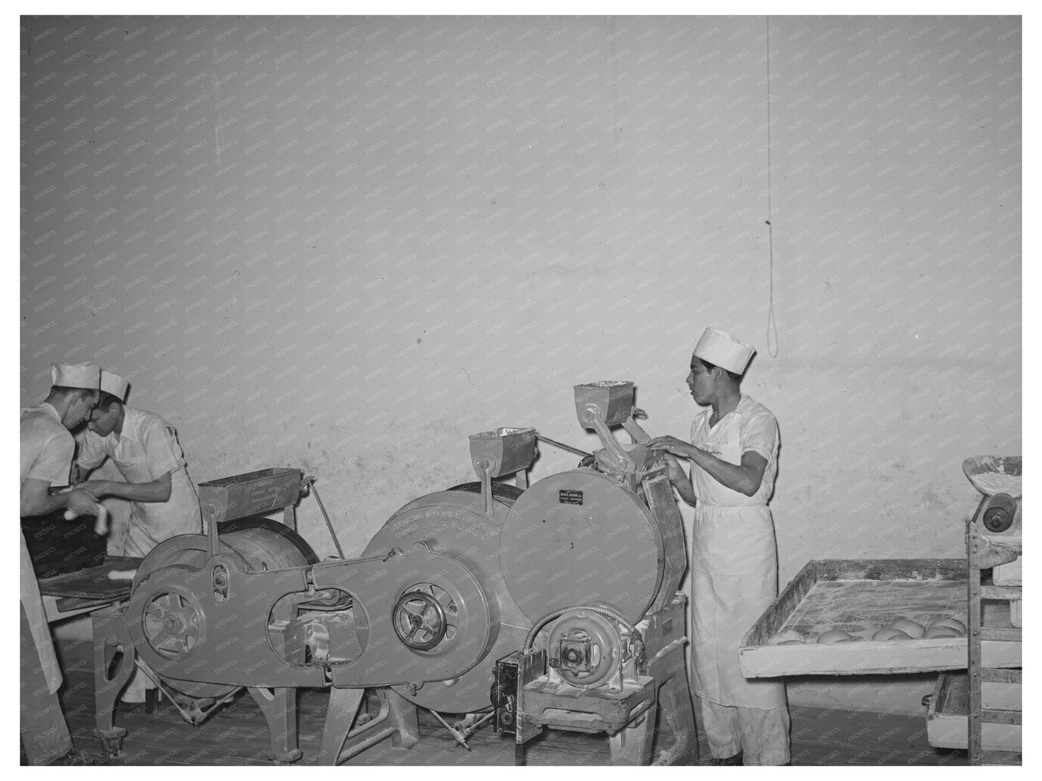 Vintage Bakery Roll-Making Machine San Angelo 1939