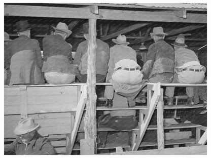 San Angelo Texas Auction Crowd November 1939