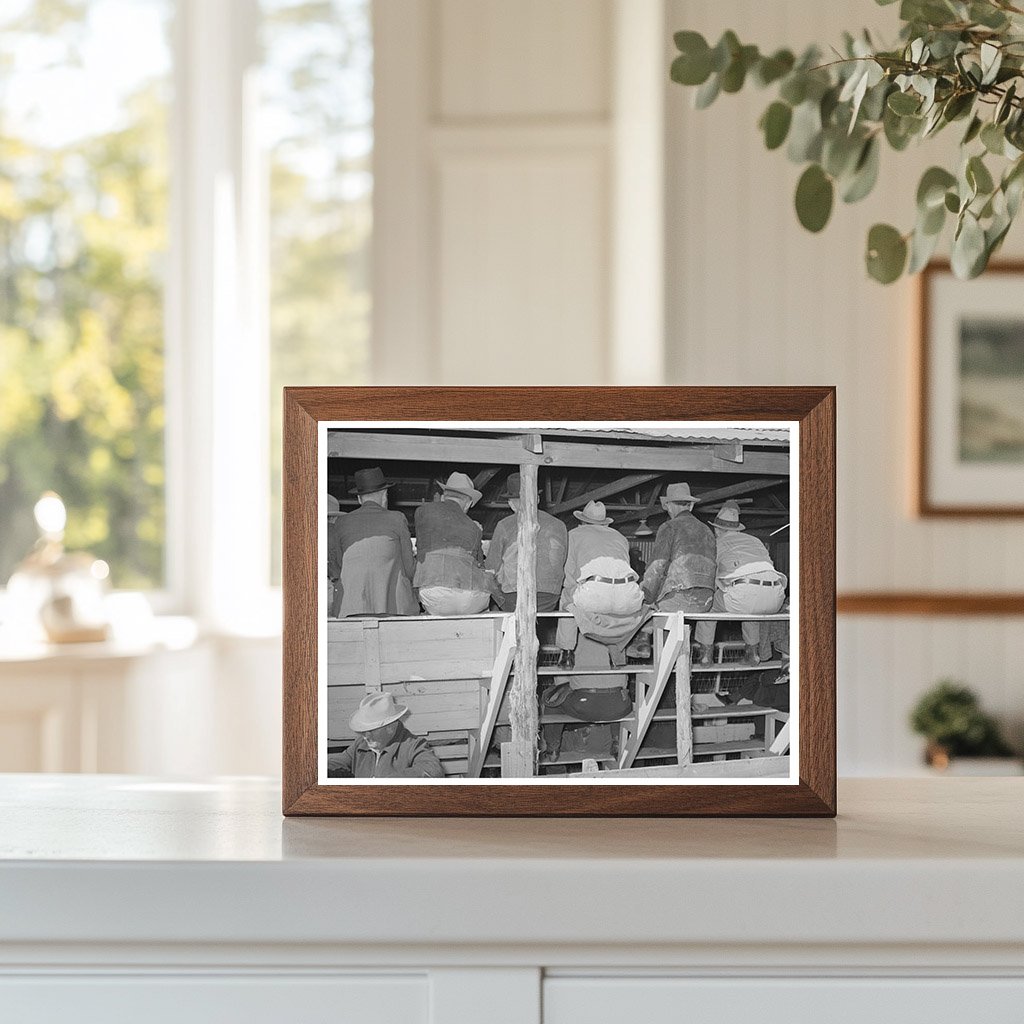 San Angelo Texas Auction Crowd November 1939