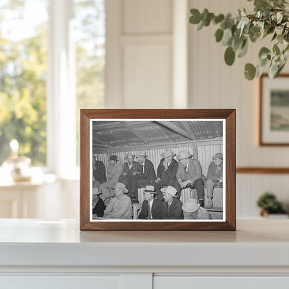 Spectators at San Angelo Livestock Auction November 1939