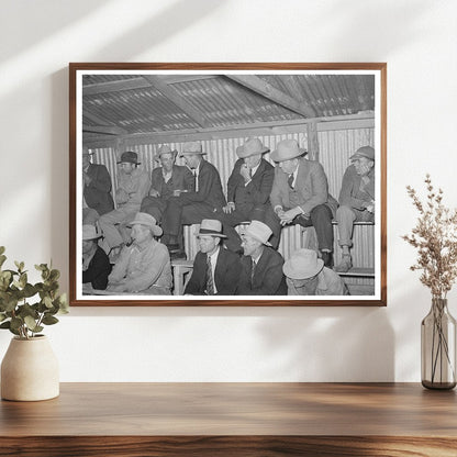 Spectators at San Angelo Livestock Auction November 1939