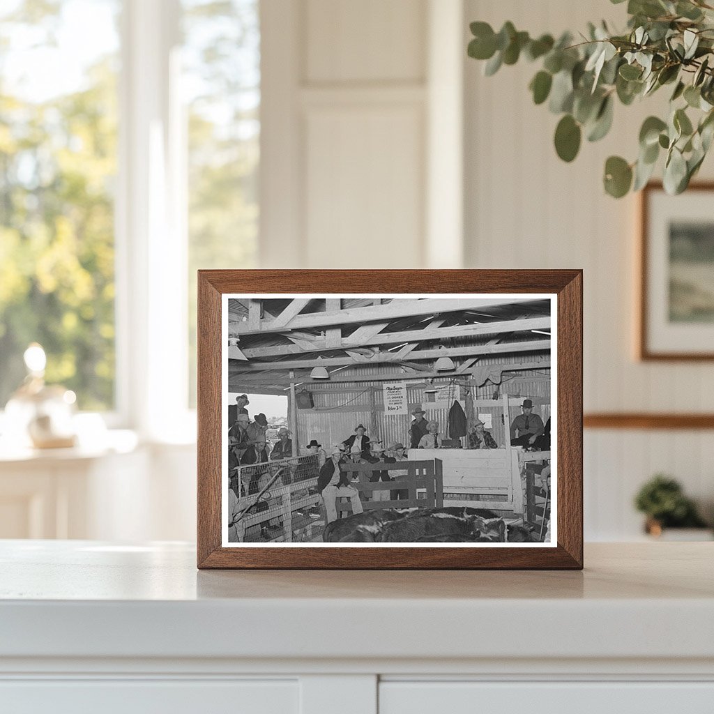 San Angelo Livestock Auction November 1939 Image