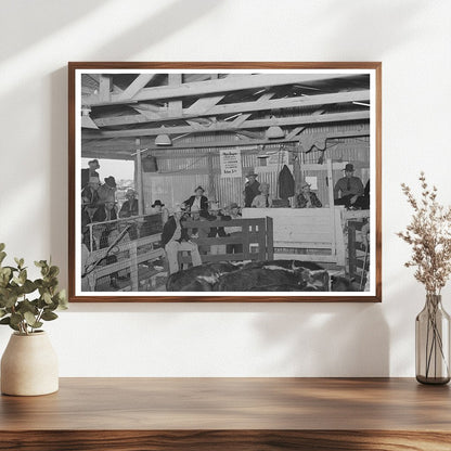 San Angelo Livestock Auction November 1939 Image