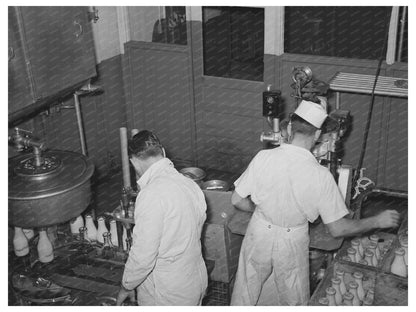 Bottling Milk at San Angelo Creamery November 1939