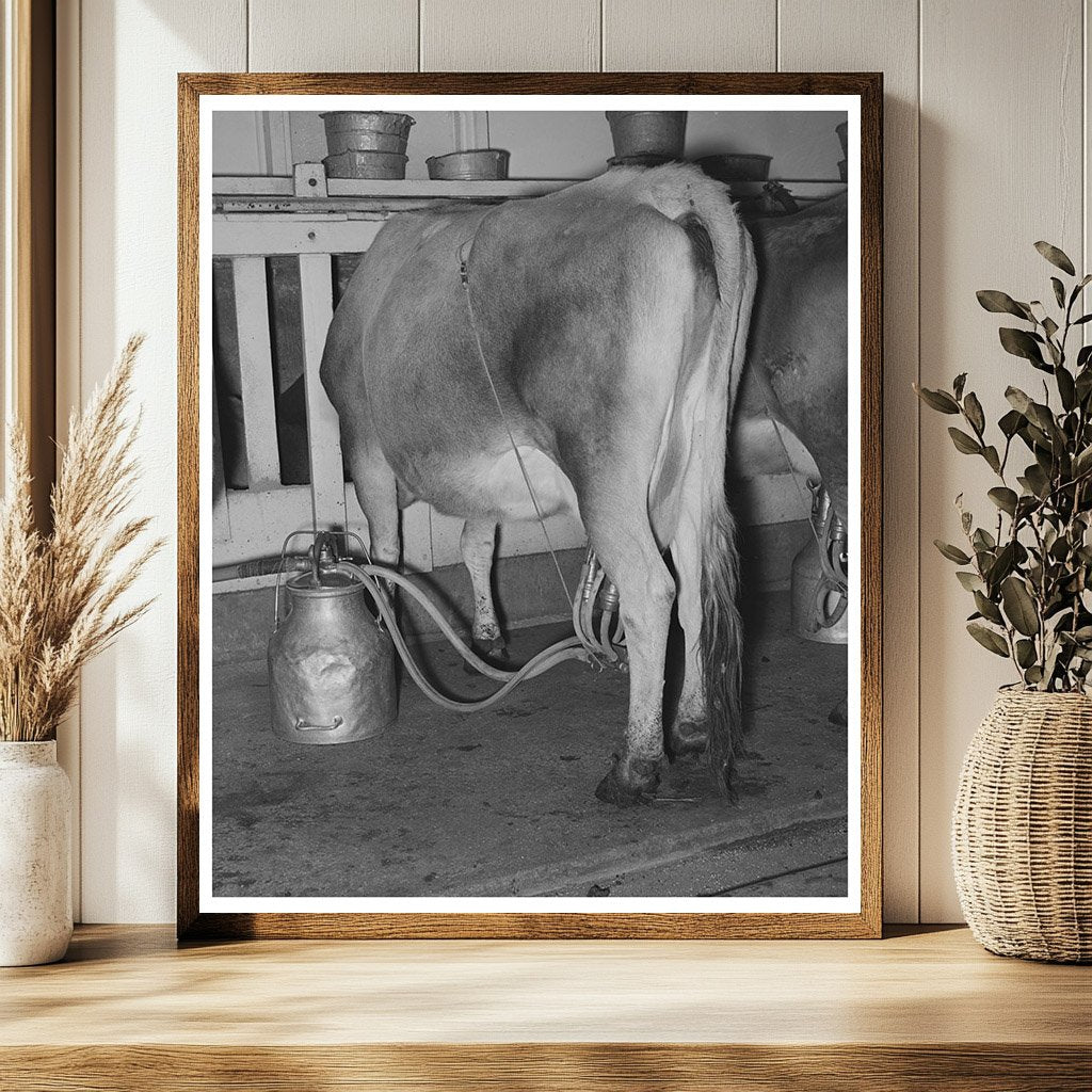 Vintage 1939 Vacuum Milker in Texas Dairy Farm