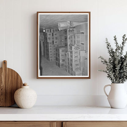 Groceries Stored at Wholesale Facility San Angelo Texas 1939