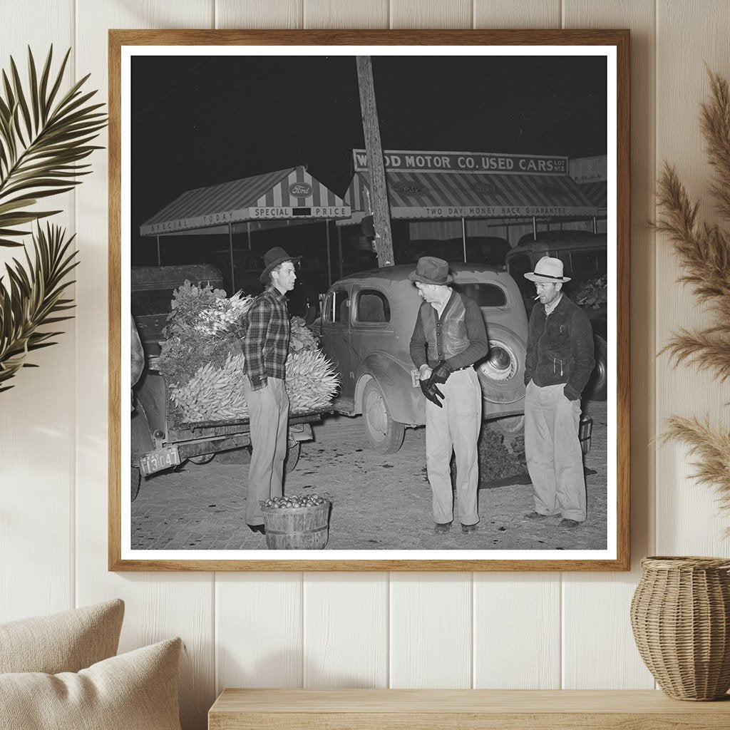 Mercado de verduras de San Angelo, Texas, noviembre de 1939