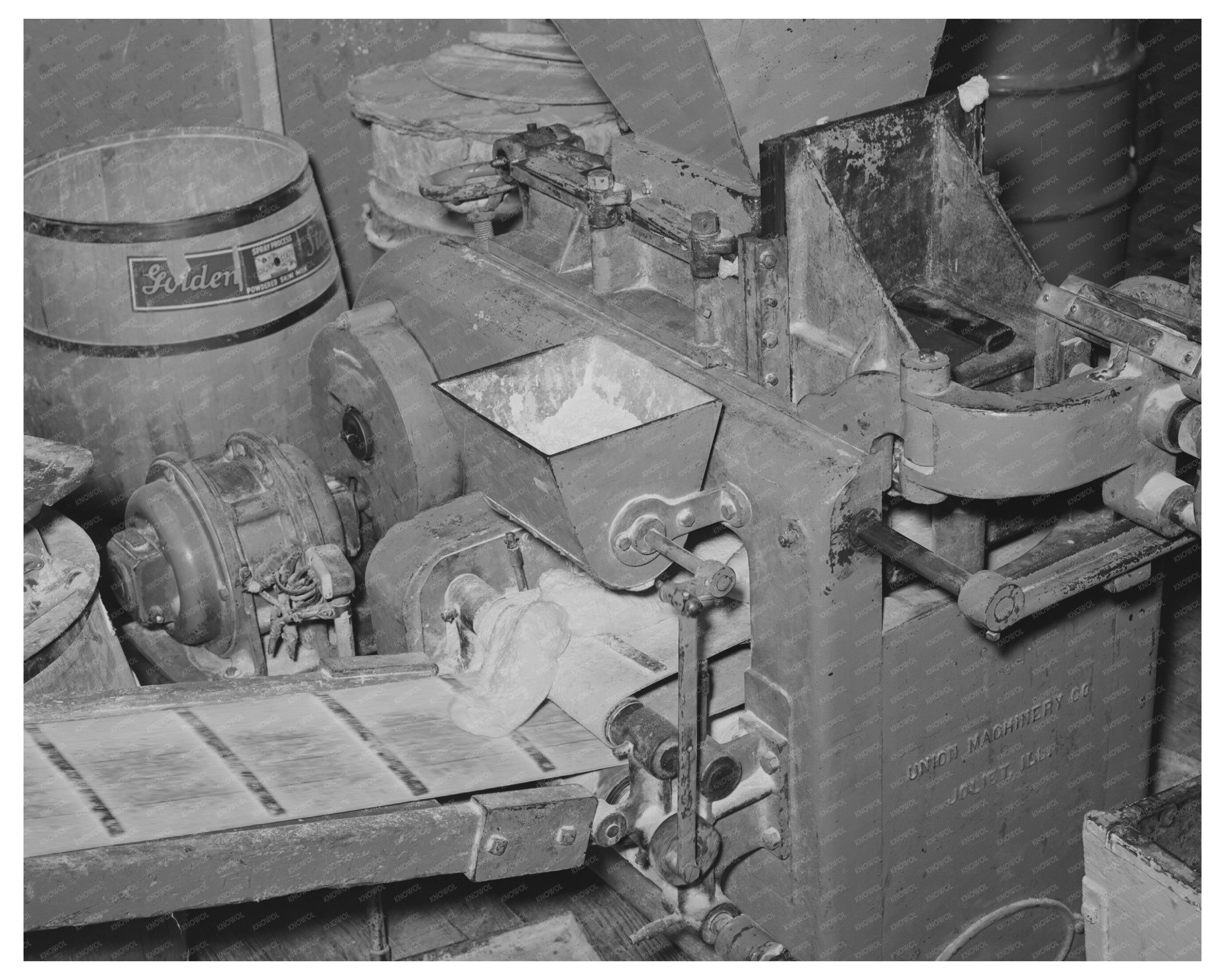 Automatic Dough Weighing Machine 1939 San Angelo Bakery