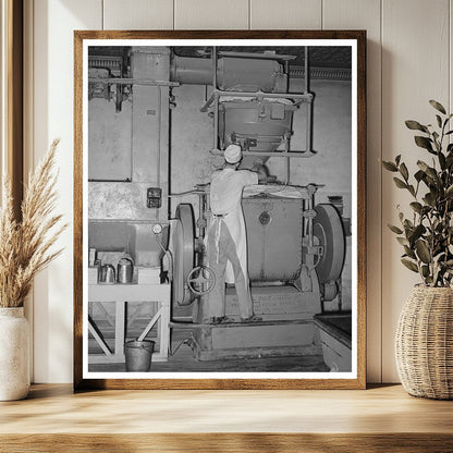 Dough Mixer in Bakery San Angelo Texas November 1939