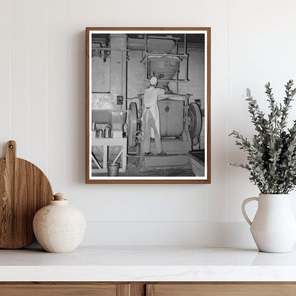 Dough Mixer in Bakery San Angelo Texas November 1939