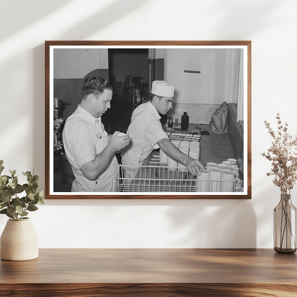 Creamery Scene in San Angelo Texas November 1939