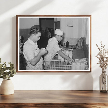 Creamery Scene in San Angelo Texas November 1939