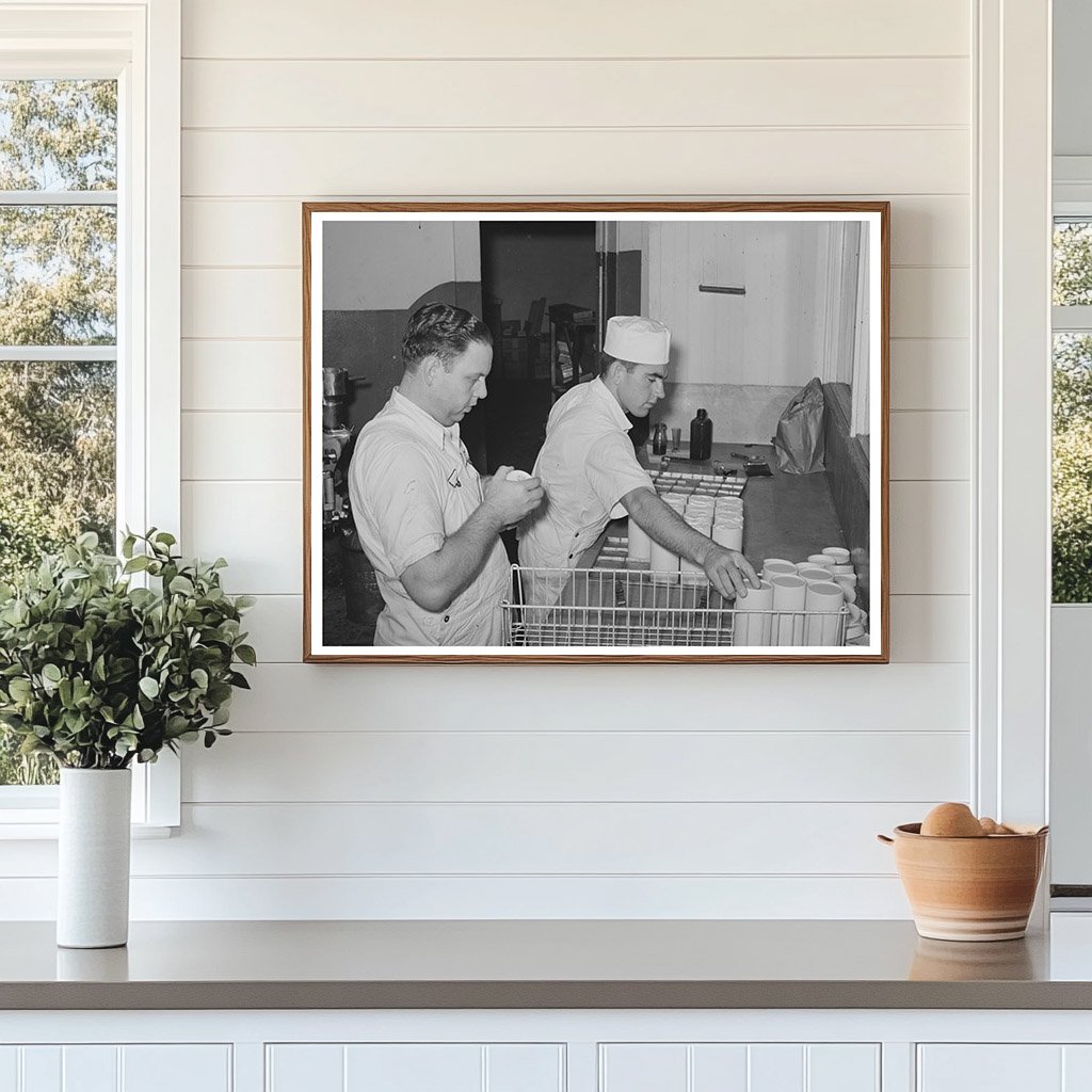 Creamery Scene in San Angelo Texas November 1939