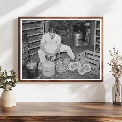 San Angelo Bakery Pumpkin Pie Preparation November 1939