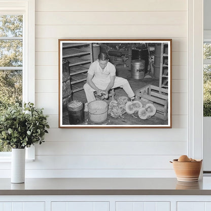 San Angelo Bakery Pumpkin Pie Preparation November 1939