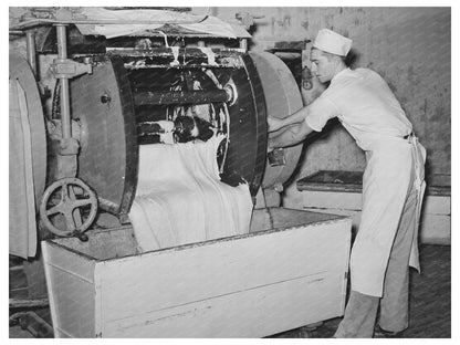 Bakery Dough Transfer Process San Angelo Texas 1939
