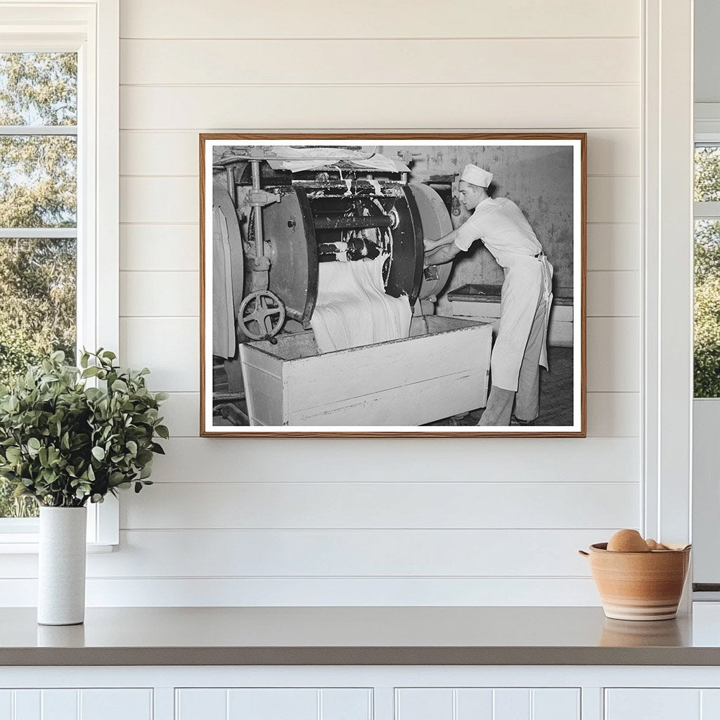 Bakery Dough Transfer Process San Angelo Texas 1939