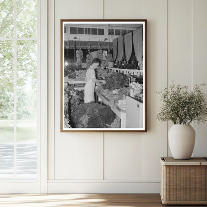 Vintage Grocery Store Display in San Angelo Texas 1939