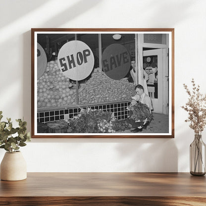 Fresh Vegetables Unloaded at San Angelo Market November 1939