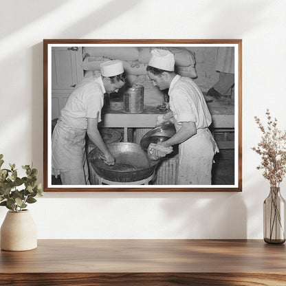 Bakers Preparing Pie Filling San Angelo Texas 1939