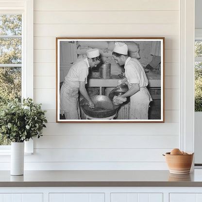 Bakers Preparing Pie Filling San Angelo Texas 1939