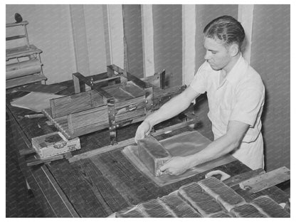 Vintage Bakery Scene San Angelo Texas 1939
