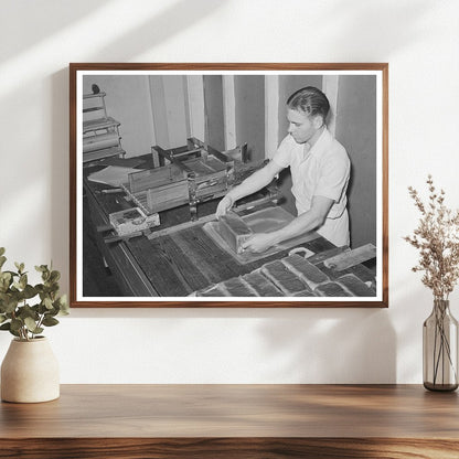 Vintage Bakery Scene San Angelo Texas 1939