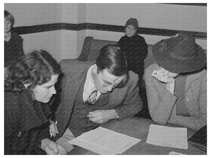 Farmers Planning Homes in Mason Texas December 1939