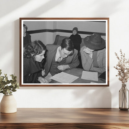 Farmers Planning Homes in Mason Texas December 1939