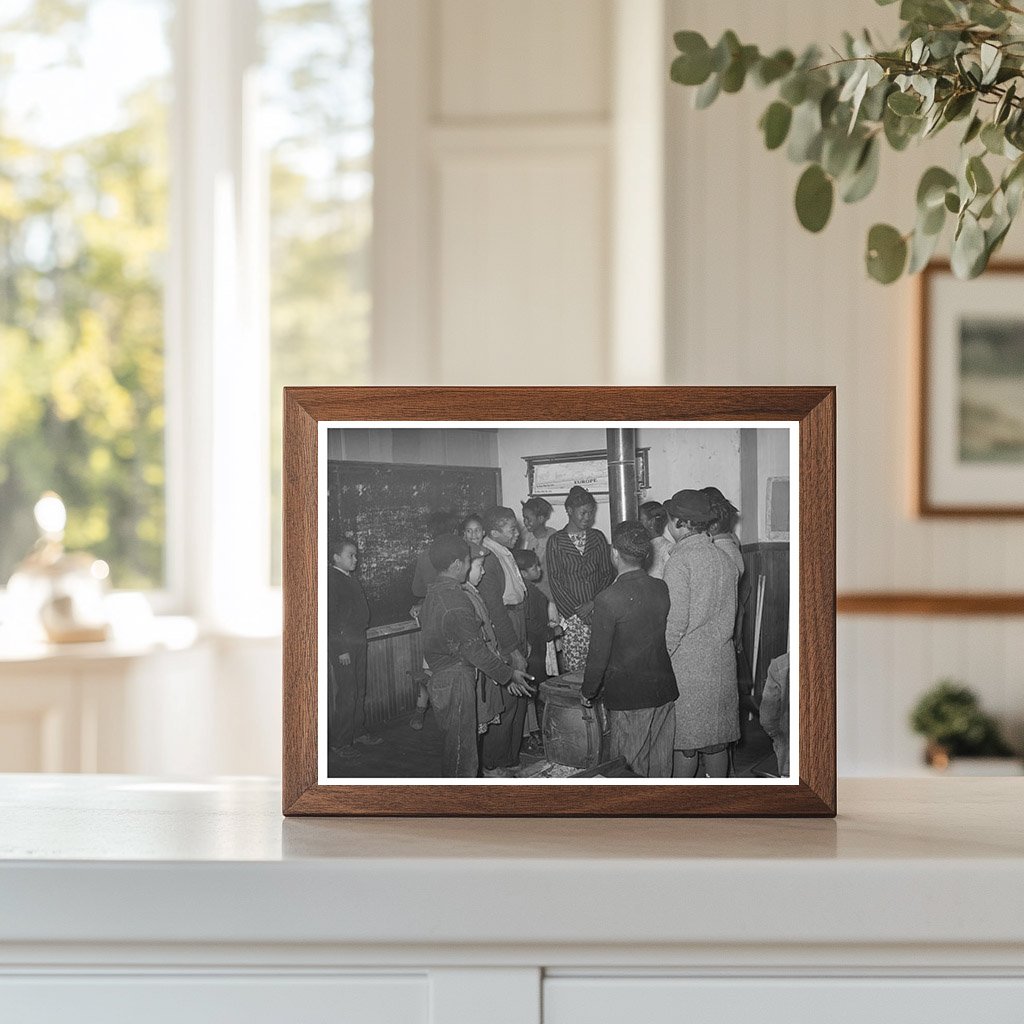African American Children at Rural School in Oklahoma 1940