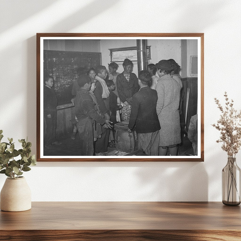 African American Children at Rural School in Oklahoma 1940