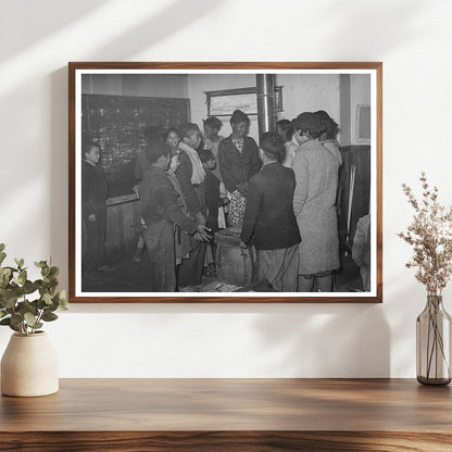African American Children at Rural School in Oklahoma 1940