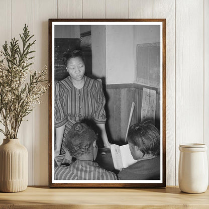 1944 Rural School in Creek County Oklahoma with African American Students