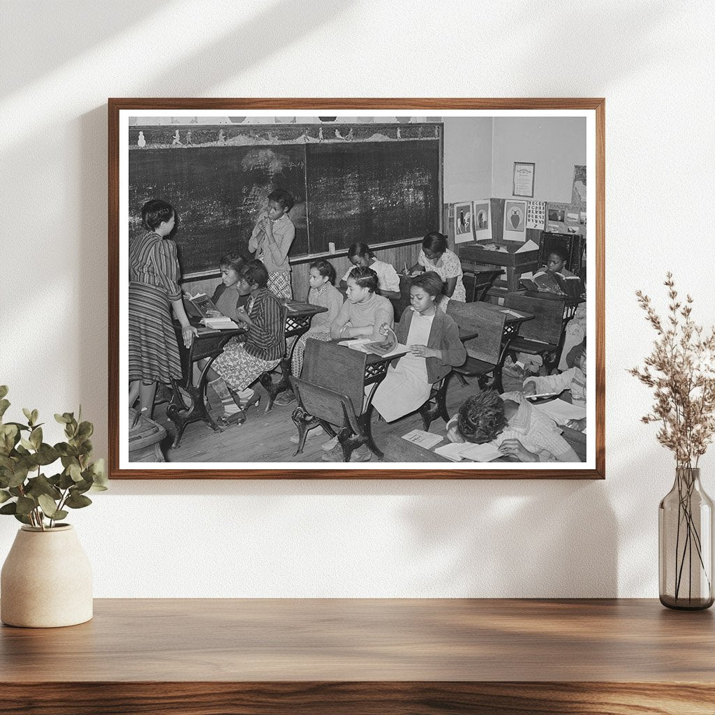 1940 Rural School Classroom in Creek County Oklahoma