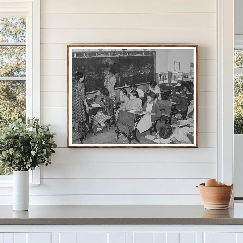 1940 Rural School Classroom in Creek County Oklahoma