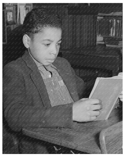 1940 Vintage Photo of African American Student in Oklahoma