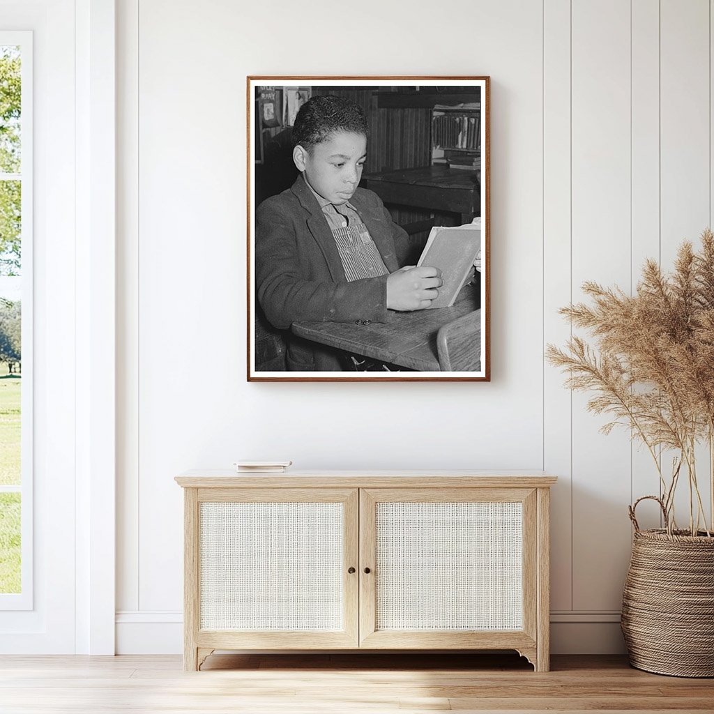 1940 Vintage Photo of African American Student in Oklahoma