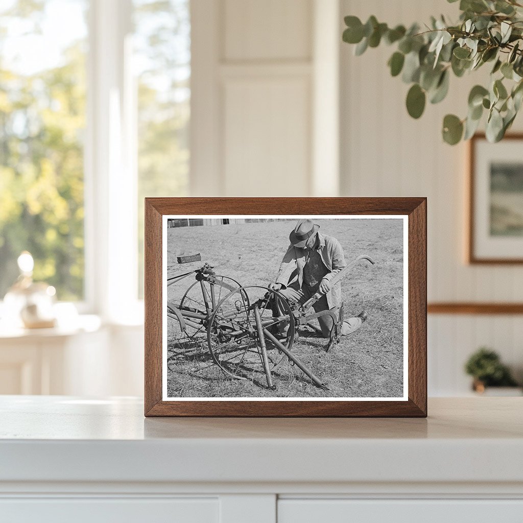 Pomp Hall Cultivator Preparation Oklahoma February 1944