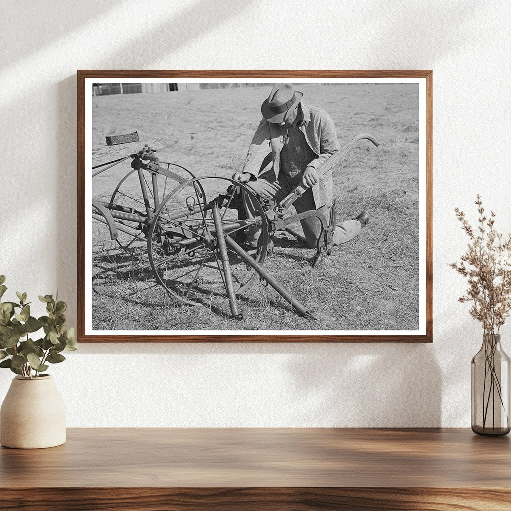 Pomp Hall Cultivator Preparation Oklahoma February 1944