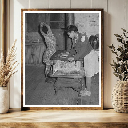 Daughter of Pomp Hall Building Fire in Oklahoma 1944