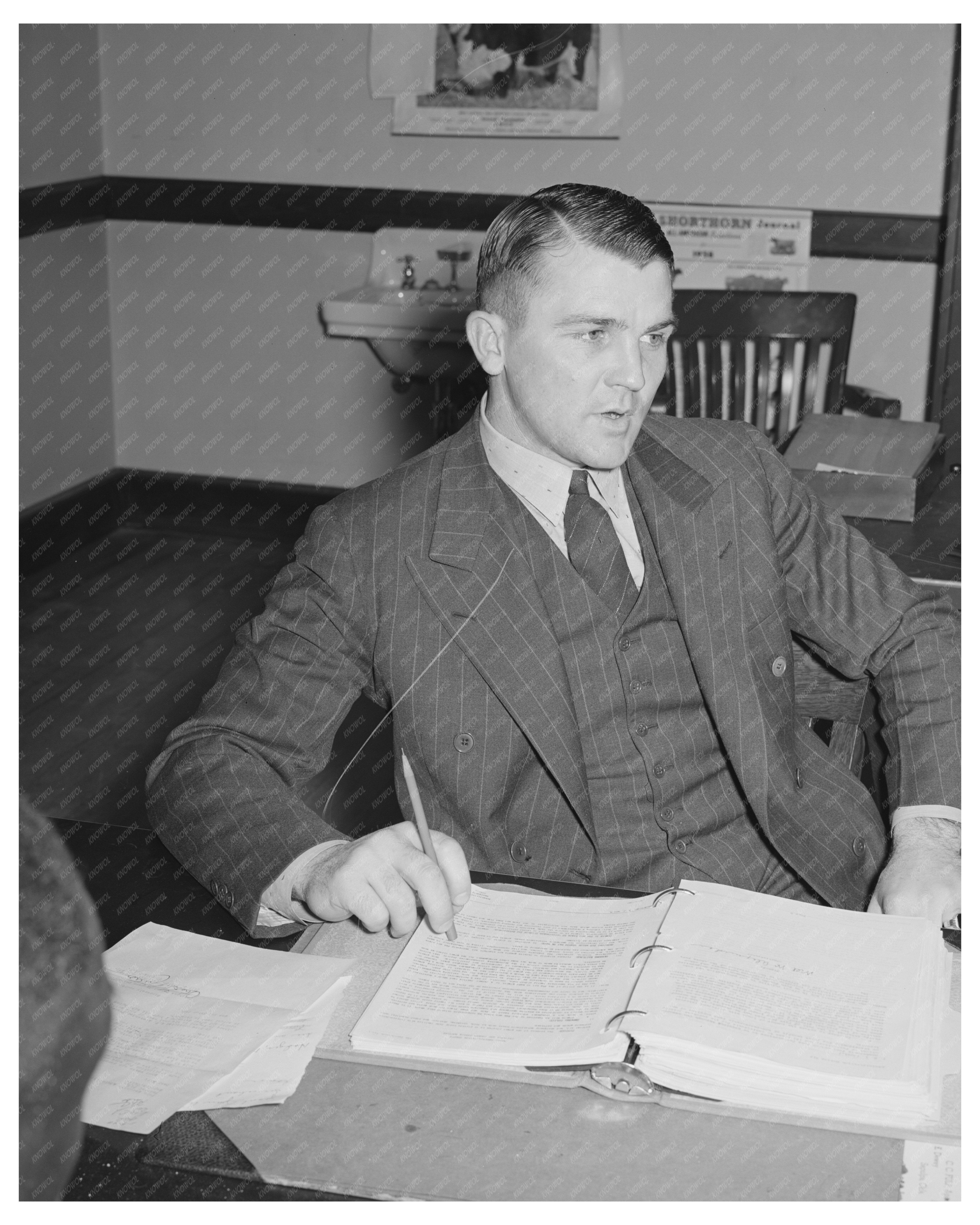 County Farm Security Administration Supervisor Sapulpa 1940