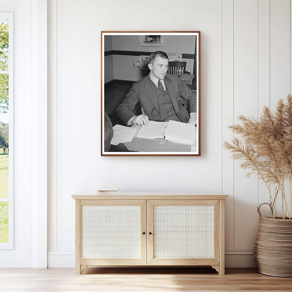 County Farm Security Administration Supervisor Sapulpa 1940