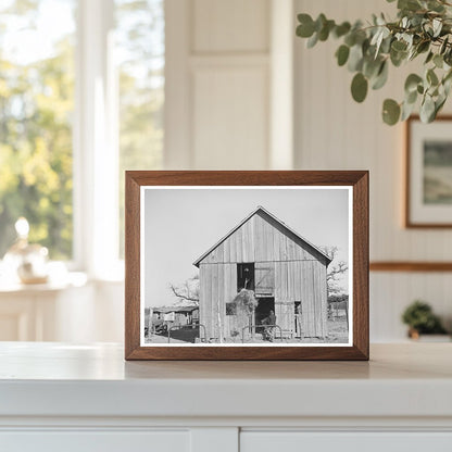 1944 Vintage Photo of Oklahoma Farm Life and Labor